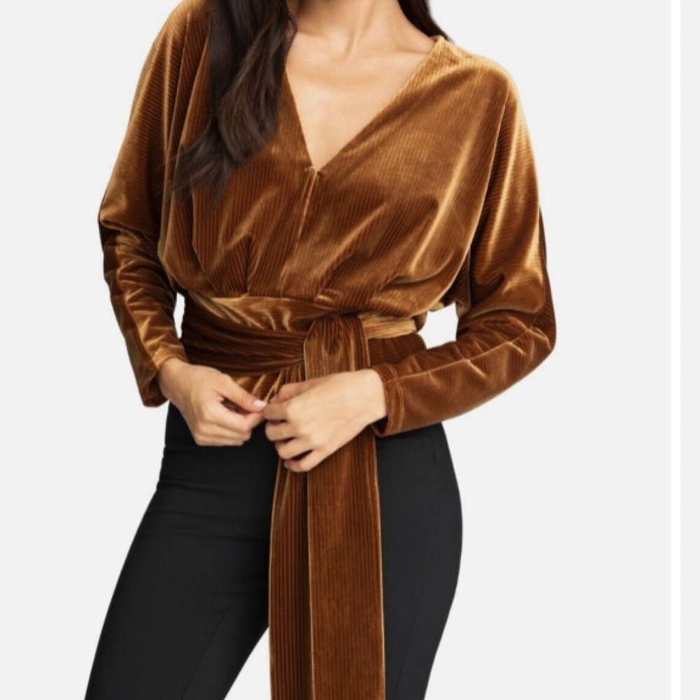 Good American velvet top